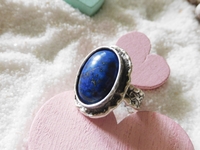 Lapis Lazuli Ring - oval 13 x 18 - verstellbar