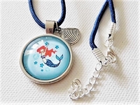 Halsband Kette mit Meerjungfrau Motiv